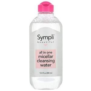 Sympli Beautiful, All In One Micellar Cleansing Water, 13.5 fl oz (400 ml) - HealthCentralUSA