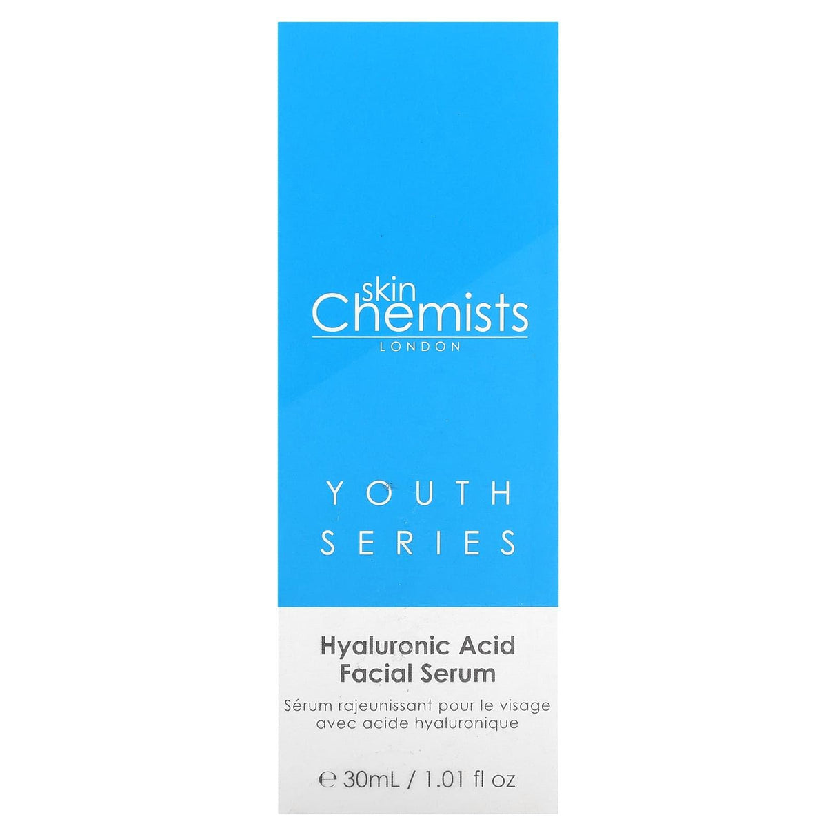 Skin Chemists, Youth Series, Hyaluronic Acid Facial Serum, 1.01 fl oz (30 ml) - Supply Center USA