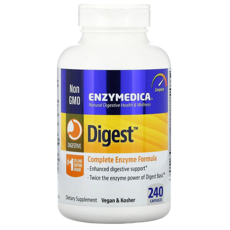 Enzymedica, Digest, Complete Enzyme Formula, 30 Capsules - Supply Center USA