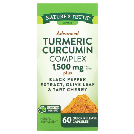 Nature's Truth, Turmeric Curcumin Complex, 750 mg, 60 Quick Release Capsules - Supply Center USA