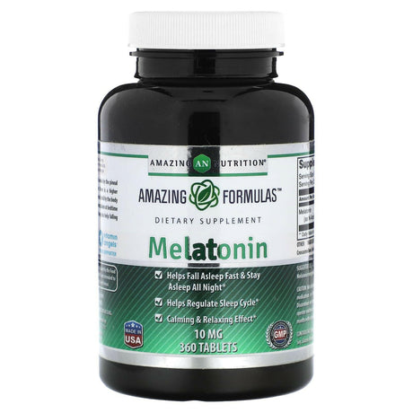 Amazing Nutrition, Melatonin, 10 mg, 360 Tablets - Supply Center USA