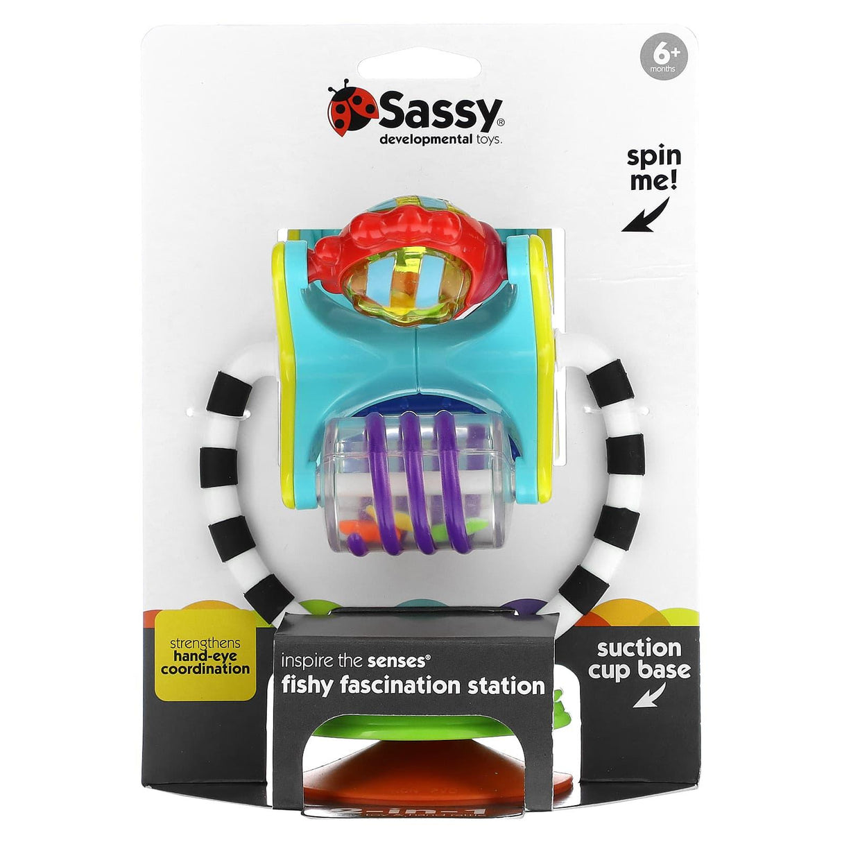 Sassy, Inspire The Senses, Fishy Fascination Station, 6 Month+, 1 Count - Supply Center USA