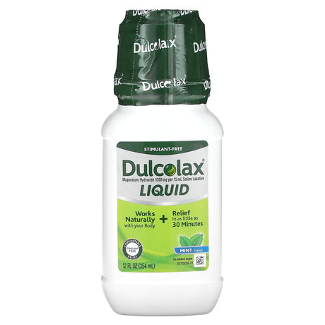 Ducolax, Liquid Laxative, Mint, 12 fl oz (354 ml) - Supply Center USA