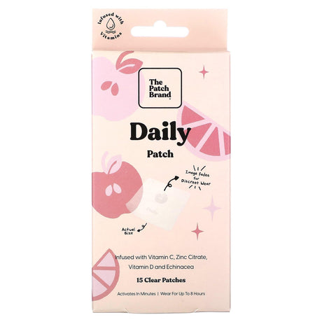 The Patch Brand, Daily Patch, 15 Clear Patches - Supply Center USA