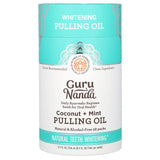 GuruNanda, Whitening Pulling Oil, Coconut + Mint, 28 Pack, 0.4 fl oz (12 ml) Each - Supply Center USA