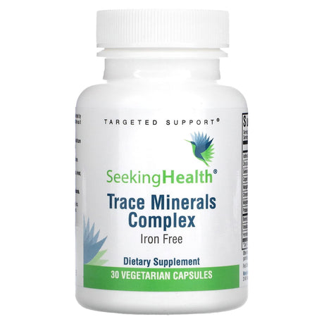 Seeking Health, Trace Minerals Complex, Iron Free, 30 Vegetarian Capsules - Supply Center USA