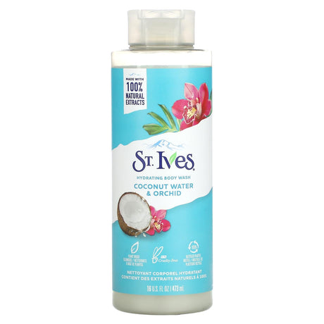 St. Ives, Hydrating Body Wash, Coconut Water & Orchid, 16 fl oz (473 ml) - Supply Center USA