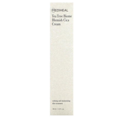 Mediheal, Tea Tree Biome Blemish Cica Cream, 3.3 fl oz (100 ml) - Supply Center USA