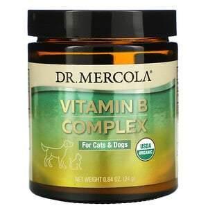 Dr. Mercola, Vitamin B Complex, For Cats & Dogs, 0.84 oz (24 g) - Supply Center USA