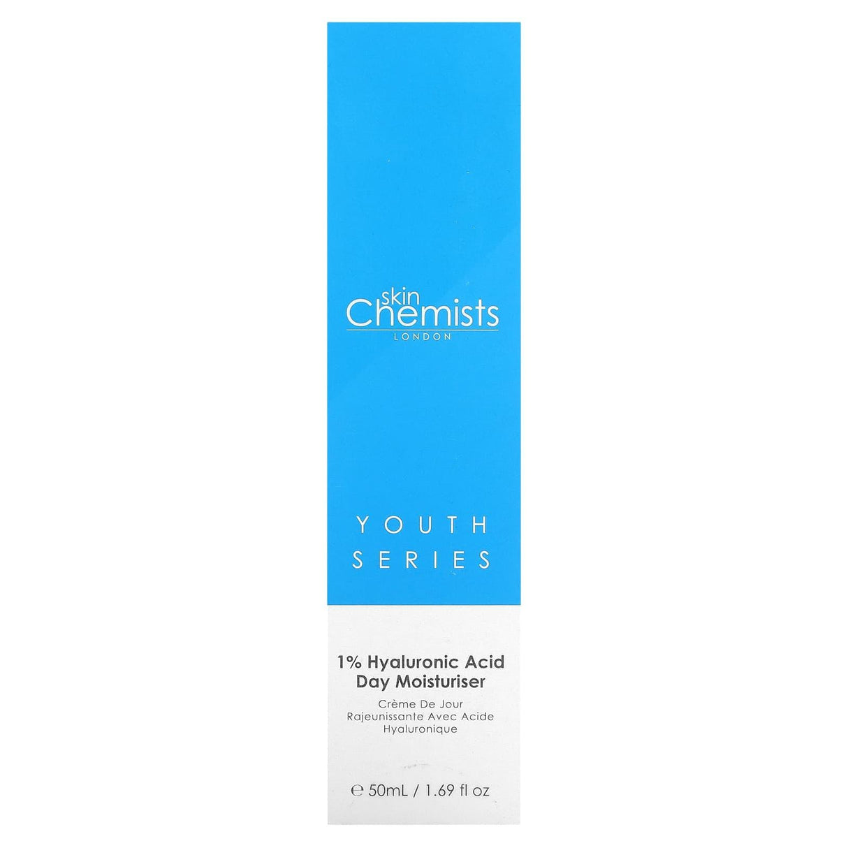 Skin Chemists, Youth Series, 1% Hyaluronic Acid Day Moisturiser, 1.69 fl oz (50 ml) - Supply Center USA