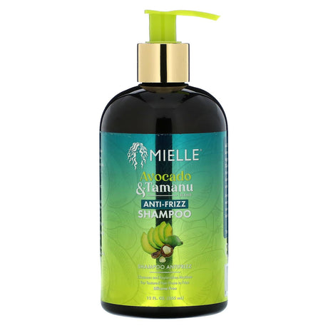 Mielle, Anti-Frizz Shampoo, Avocado & Tamanu, 12 fl oz (355 ml) - Supply Center USA