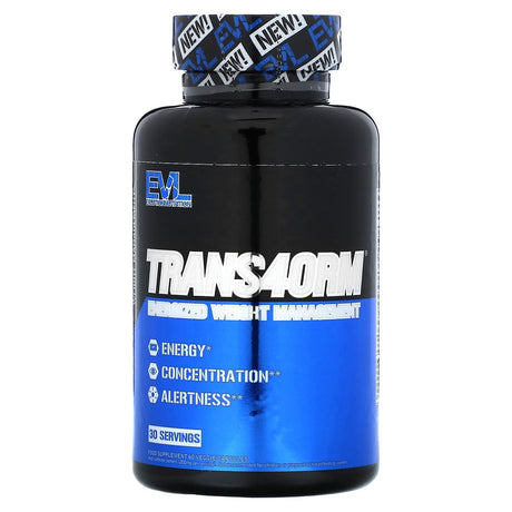 EVLution Nutrition, Trans4orm, Energized Weight Loss Support, 10 Veggie Capsules - Supply Center USA