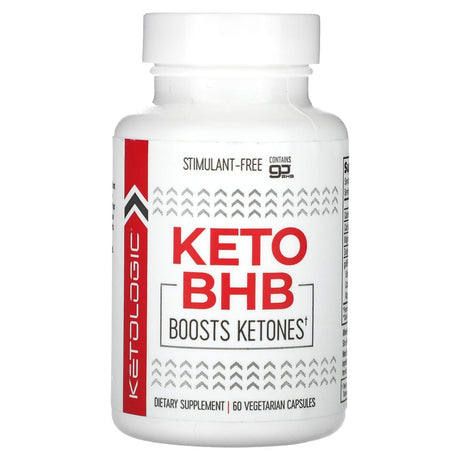 KetoLogic, Keto BHB, 60 Vegetarian Capsules - Supply Center USA