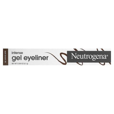 Neutrogena, Intense Gel Eyeliner, Dark Brown 30, 0.004 oz (0.1 g) - Supply Center USA