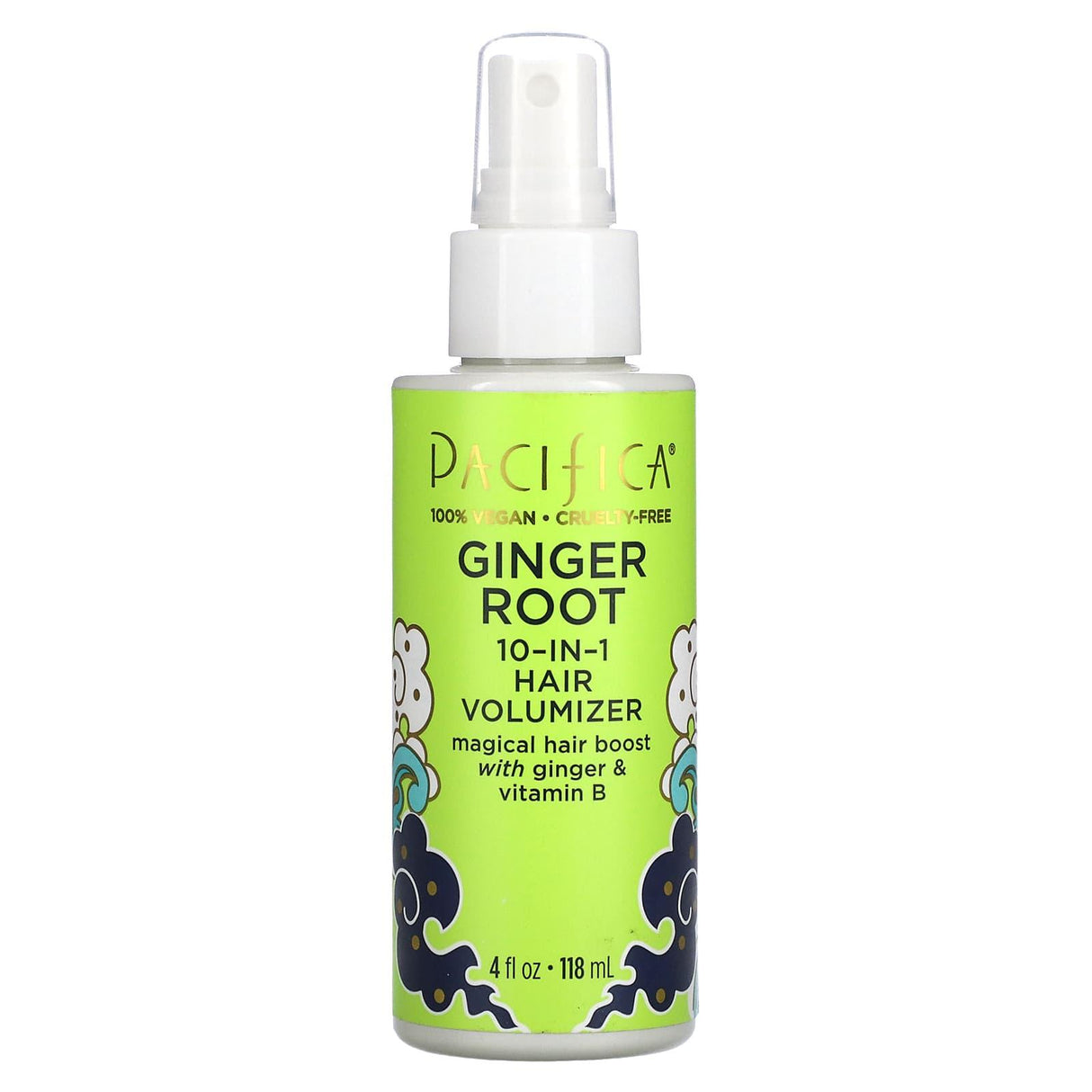 Pacifica, Ginger Root, 10-In-1 Hair Volumizer, 4 fl oz (118 ml) - Supply Center USA