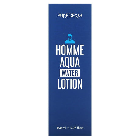 Purederm, Homme Aqua Water Lotion, 5.07 fl oz (150 ml) - Supply Center USA