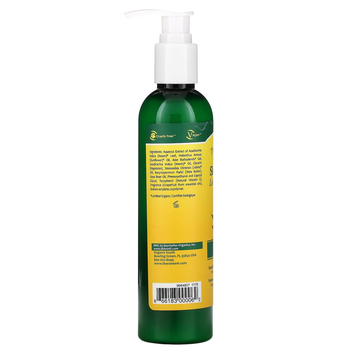 Organix South, TheraNeem Naturals, Skin Lotion, Neem Therapé, 8 fl oz (240 ml) - Supply Center USA