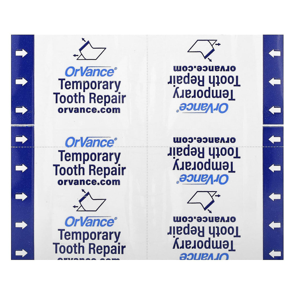 Dentemp, OrVance, Temporary Tooth Repair, 12 Applications - Supply Center USA