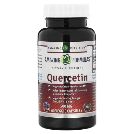 Amazing Nutrition, Quercetin, 500 mg, 60 Veggie Capsules - Supply Center USA