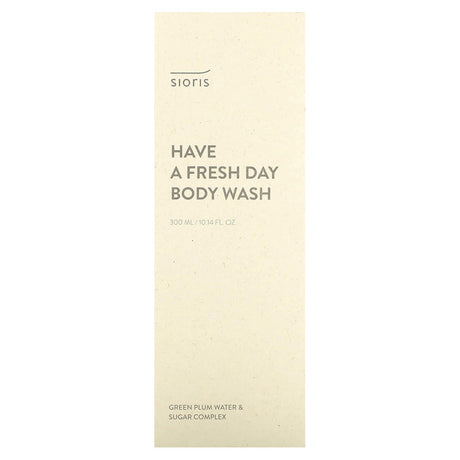 Sioris, Have A Fresh Day Body Wash, 10.14 fl oz (300 ml) - Supply Center USA