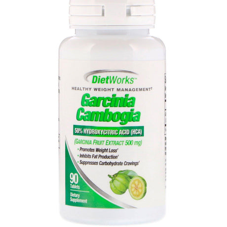 DietWorks, Garcinia Cambogia, 90 Tablets - Supply Center USA