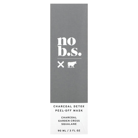 No BS Skincare, Charcoal Detox Peel-Off Beauty Mask, 3 fl oz (90 ml) - Supply Center USA