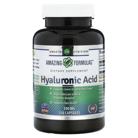 Amazing Nutrition, Hyaluronic Acid, 100 mg, 60 Capsules - Supply Center USA