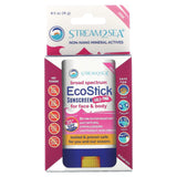 Stream2Sea, EcoStick Sunscreen Wild Pink, SPF 35+, 0.5 oz (14 g) - Supply Center USA