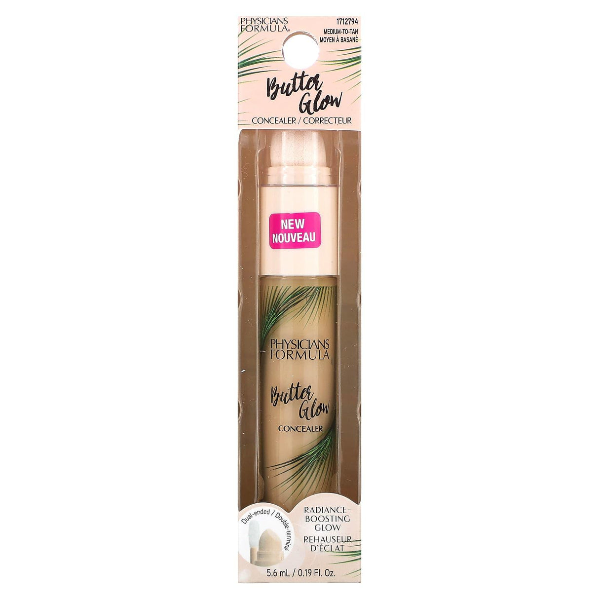 Physicians Formula, Butter Glow Concealer, Medium-To-Tan, 0.19 fl oz (5.6 ml) - Supply Center USA