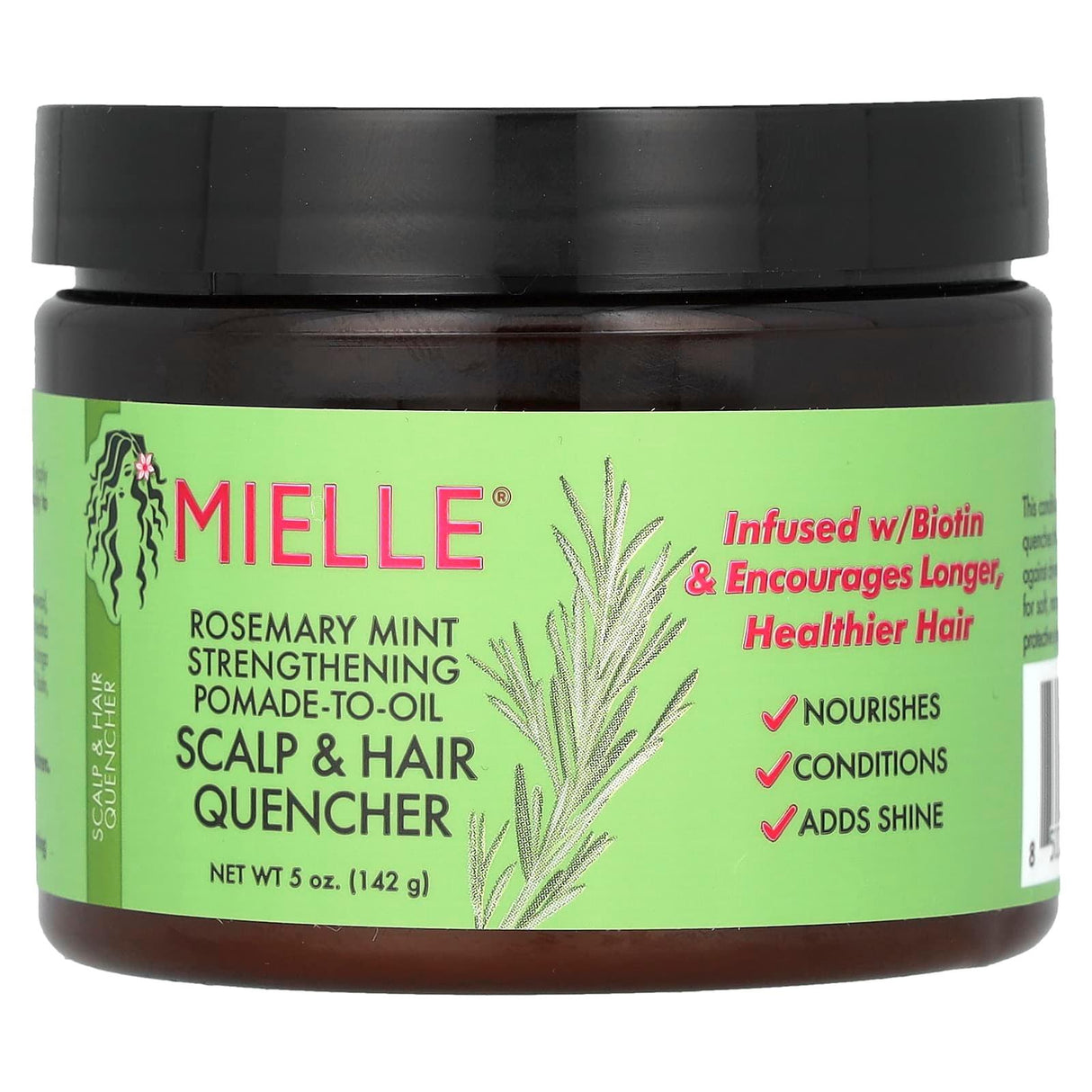 Mielle, Strengthening Pomade-to-Oil, Rosemary Mint, 5 oz (142 g) - Supply Center USA