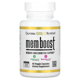 California Gold Nutrition, MEM Boost, Memory & Cognitive Support, 60 Veggie Capsules - Supply Center USA