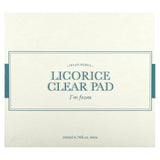 I'm From, Licorice Clear Pad, 60 Pads, 6.76 fl oz (200 ml) - Supply Center USA