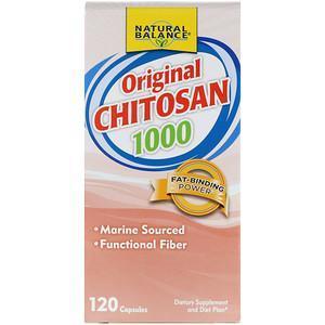 Natural Balance, Original Chitosan, 250 mg, 120 Capsules - Supply Center USA