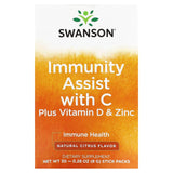 Swanson, Immunity Assist with C plus Vitamin D & Zinc, Natural Citrus, 30 Stick Packs, 0.28 oz (8 g) each - Supply Center USA