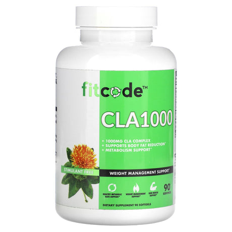 FITCODE, CLA1000, 1,000 mg, 90 Softgels - Supply Center USA