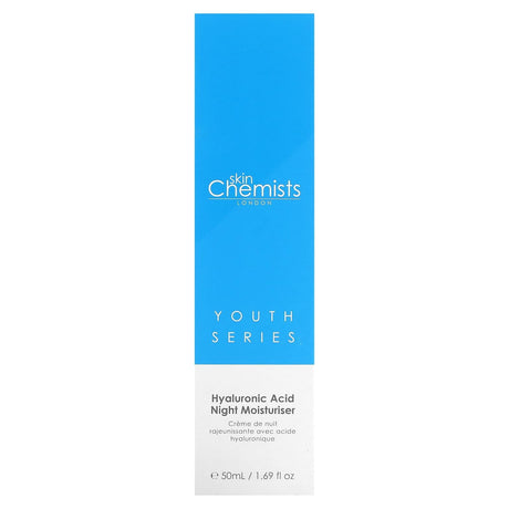 Skin Chemists, Youth Series, Hyaluronic Acid Night Moisturiser, 1.69 fl oz (50 ml) - Supply Center USA