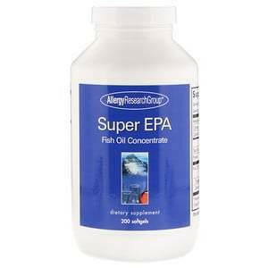 Allergy Research Group, Super EPA, Fish Oil Concentrate, 200 Softgels - HealthCentralUSA