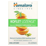 Himalaya, Koflet Lozenge, Natural Orange Cardamom, 20 Lozenges - Supply Center USA