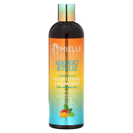 Mielle, Nourishing Shampoo, Mango & Tulsi, 12 fl oz (355 ml) - Supply Center USA