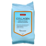 Purederm, Make-Up Remover Cleansing Towelettes, Collagen, 30 Wet Towelettes - Supply Center USA