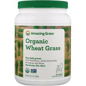 Amazing Grass, Organic Wheat Grass, 1.8 lbs (800 g) - HealthCentralUSA