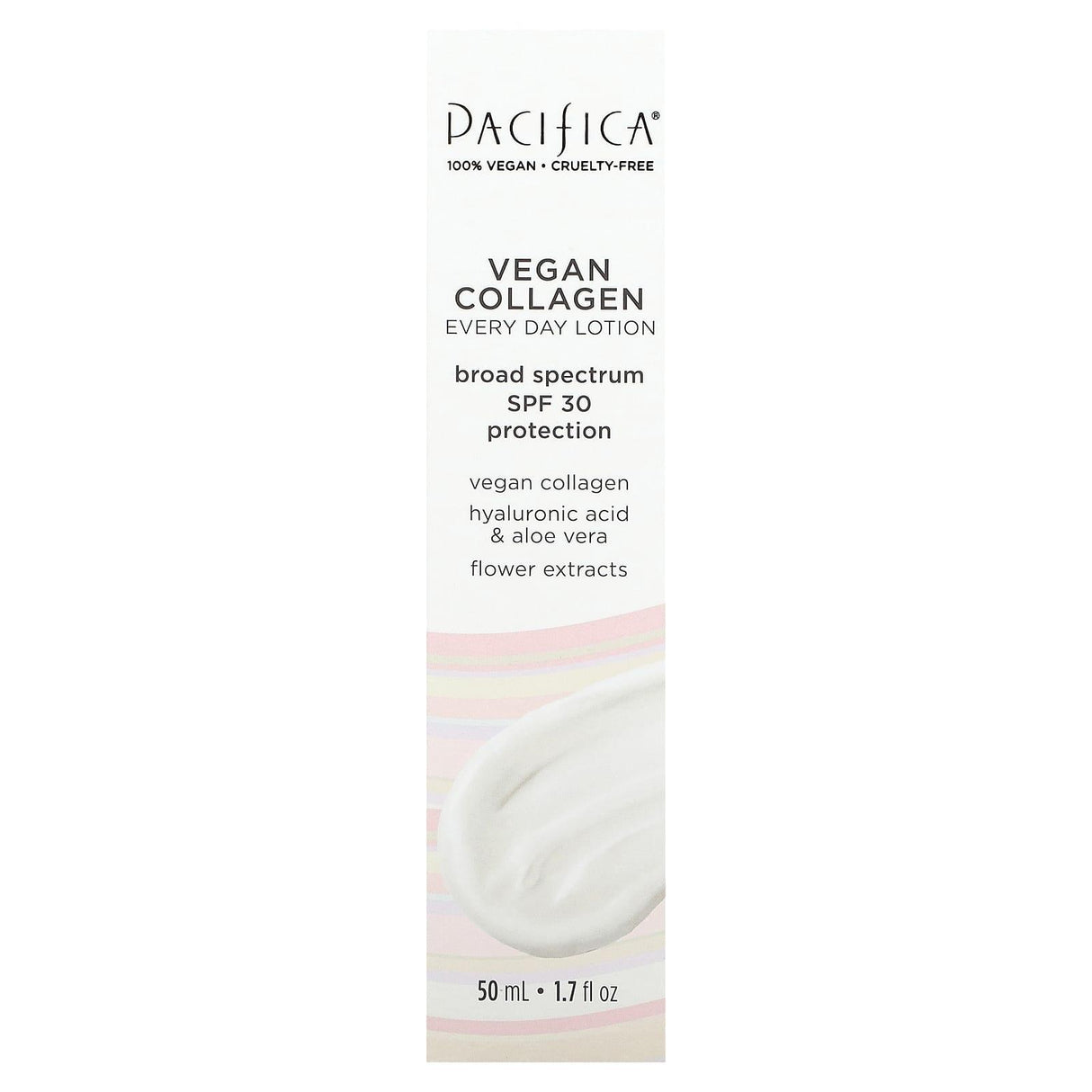 Pacifica, Vegan Collagen, Every Day Lotion, SPF 30, 1.7 fl oz (50 ml) - Supply Center USA