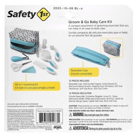 Safety 1st, Groom & Go Baby Care Kit, 12 Piece Kit - Supply Center USA