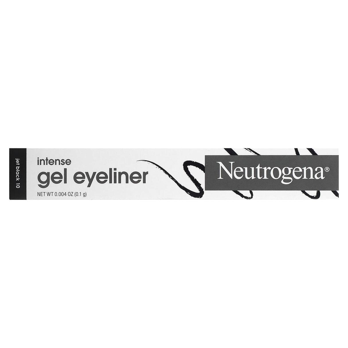 Neutrogena, Intense Gel Eyeliner, Jet Black 10, 0.004 oz (0.1 g) - Supply Center USA