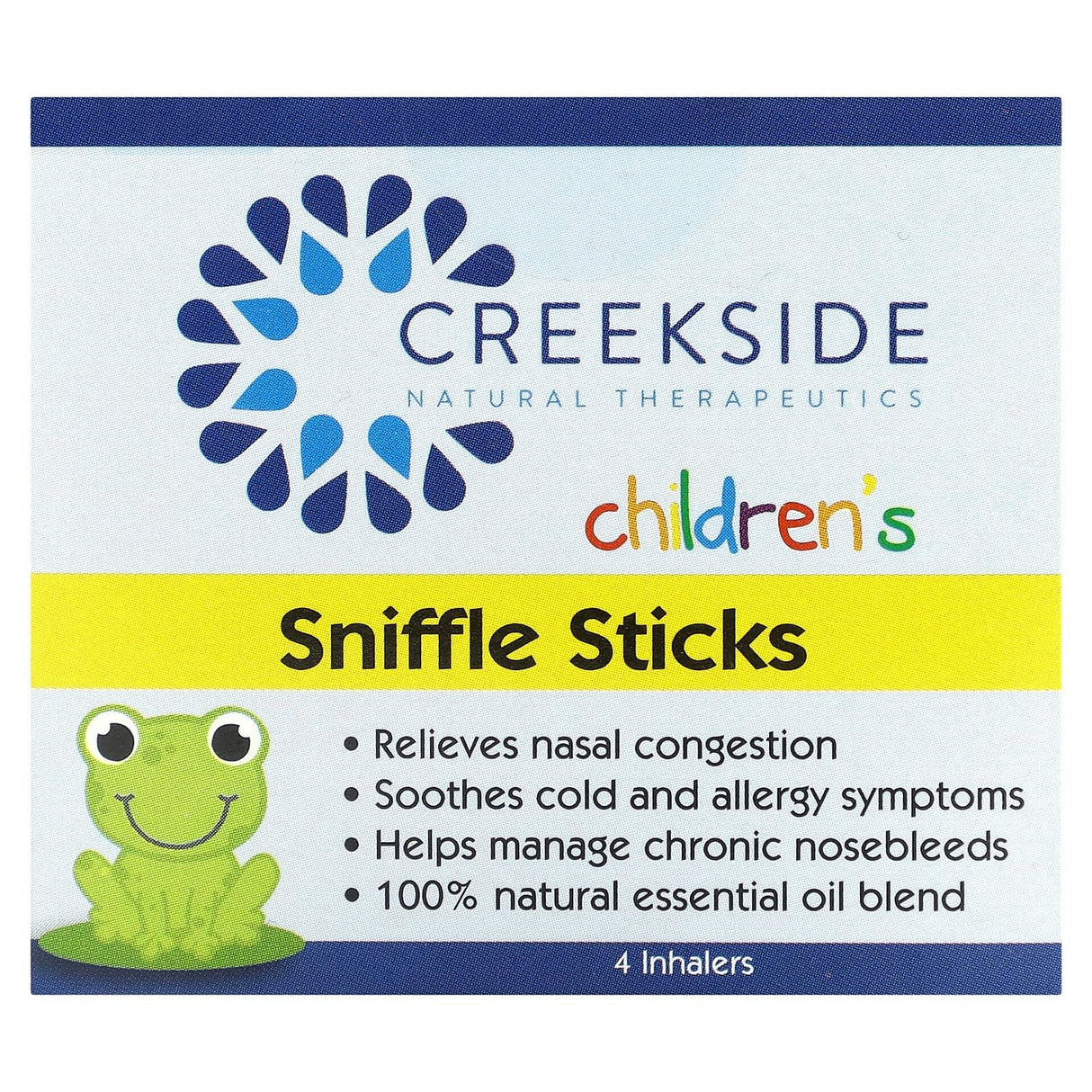 Creekside Natural Therapeutics, Children's Sniffle Sticks, 4 Inhalers - Supply Center USA