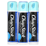 Chapstick, 2-In-1 Lip Care Skin Protectant, SPF 15, Cool Mint, 3 Sticks, 0.15 oz (4 g) Each