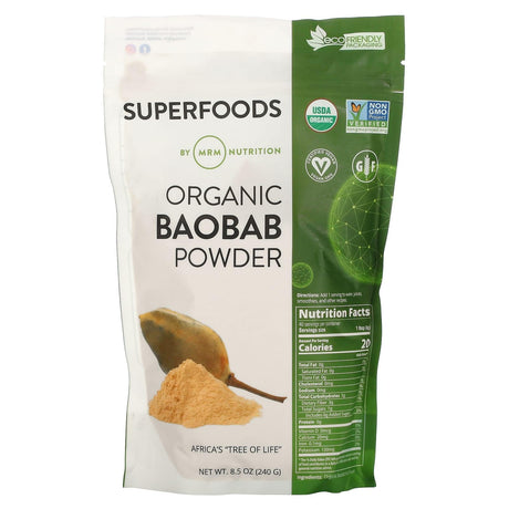 MRM Nutrition, Organic Baobab Powder, 8.5 oz (240 g) - Supply Center USA