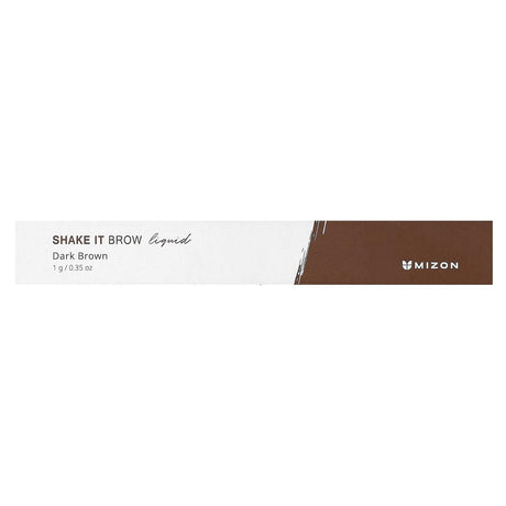 Mizon, Shake It Brow, Liquid, Dark Brown, 0.35 oz (1 g) - Supply Center USA