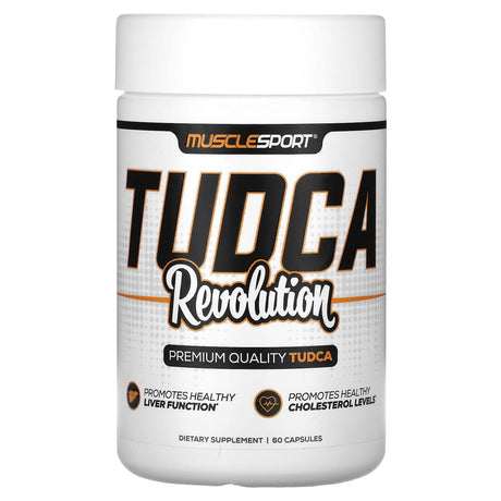 MuscleSport, TUDCA, Revolution, 60 Capsules - Supply Center USA