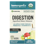 BareOrganics, Digestion Superfood Water Enhancer, Organic Lemon , 12 Stick Packets, 0.25 oz (7 g) Each - Supply Center USA